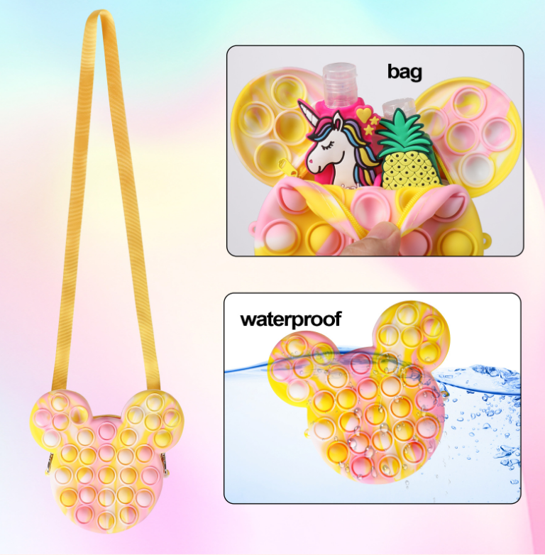 Cute And Colorful Storage Bag Student Messenger Bag Handbag Stationery Box Coin Purse