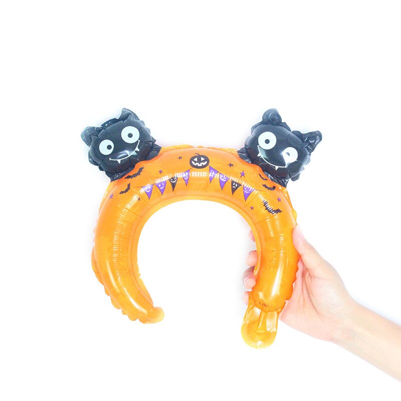 Halloween Hoop Cartoon Aluminum Balloon Balloon Festival Party Children's Toys Cosplay Headband Balloons