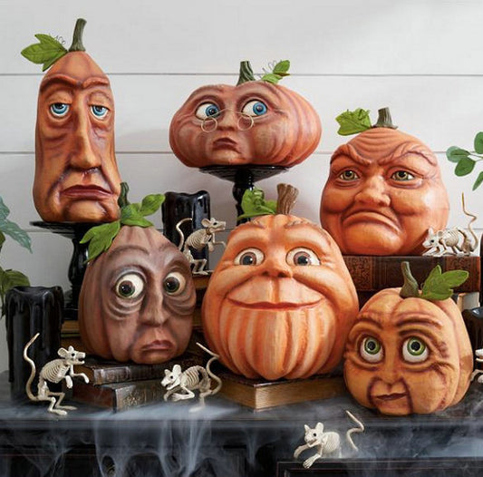Halloween Atmosphere Outdoor Decoration Props Ghost Party Pumpkin Head Courtyard Decoration