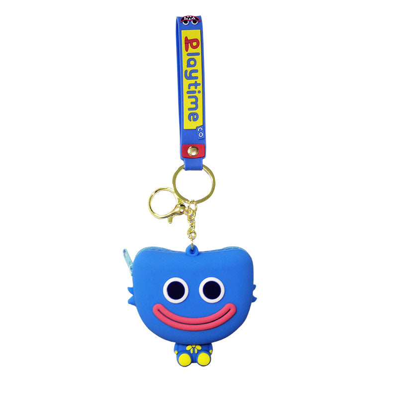 Game Poppy Playtime Doll Bobby Decompression Silicone Bag Coin Purse Shoulder Bag Children's Wallet