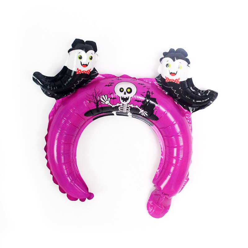 Halloween Hoop Cartoon Aluminum Balloon Balloon Festival Party Children's Toys Cosplay Headband Balloons