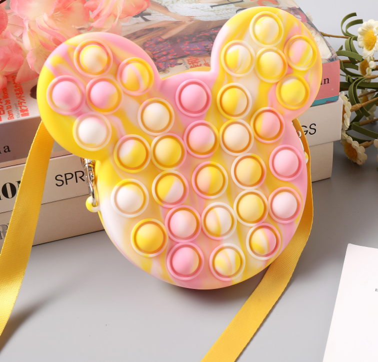 Cute And Colorful Storage Bag Student Messenger Bag Handbag Stationery Box Coin Purse