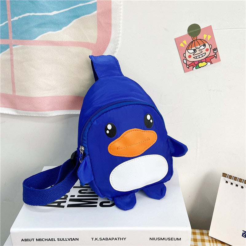 Children's Bags New Trendy Cartoon Duck Messenger Bag Kindergarten Baby Shoulder Bag Travel Coin Purse