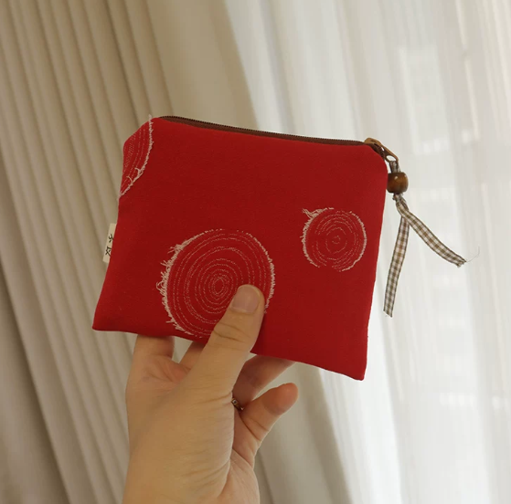 Linen Cotton Coin Purse