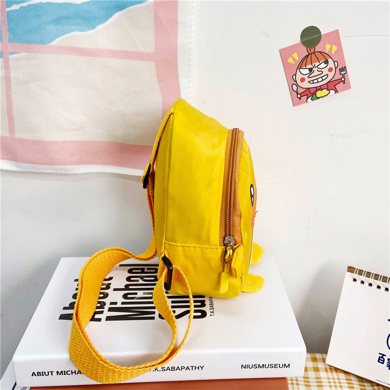 Children's Bags New Trendy Cartoon Duck Messenger Bag Kindergarten Baby Shoulder Bag Travel Coin Purse
