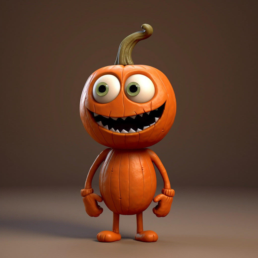 Tabletop Pumpkin Figurine Cute Resin Halloween Figurine For Holiday Party Home Decor Halloween Decorations