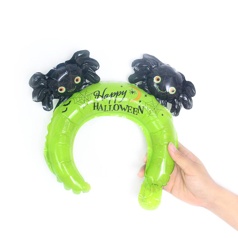 Halloween Hoop Cartoon Aluminum Balloon Balloon Festival Party Children's Toys Cosplay Headband Balloons