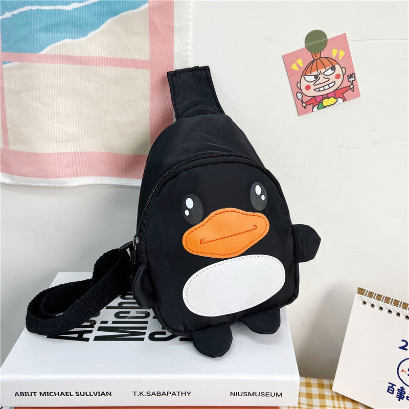 Children's Bags New Trendy Cartoon Duck Messenger Bag Kindergarten Baby Shoulder Bag Travel Coin Purse