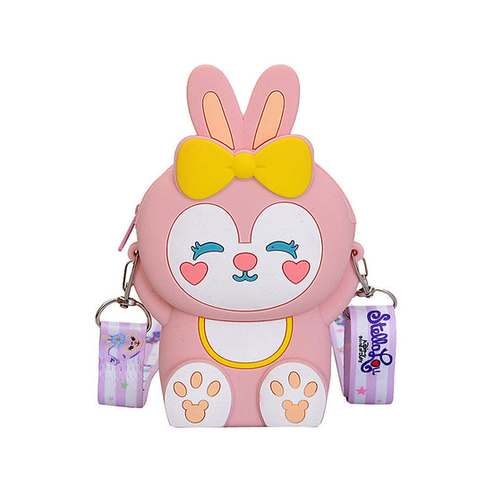 Silicone Cartoon Rabbit Small Bag Girl One Shoulder Messenger Bag Princess Coin Purse